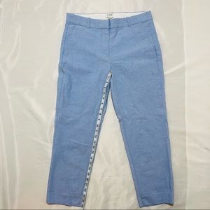 J. Crew Cotton Oxford Skimmer Pants Size: 6